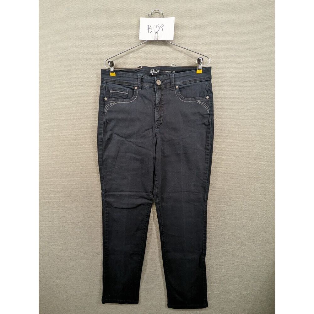 Style & Co Blue Jeans Size 12 Straight Leg -0424B159 - Picture 8 of 8
